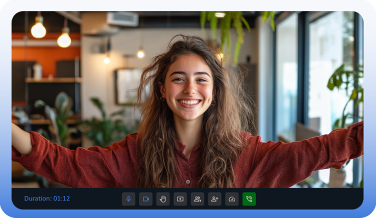 Familiar format of video conferences